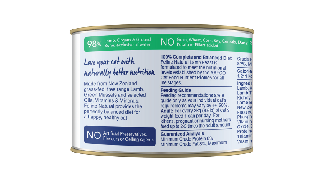 【K9 / Feline Natural】Cat Can - Lamb Feast