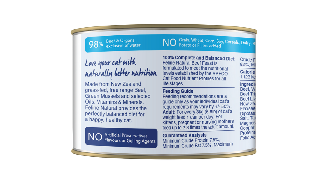 【K9 / Feline Natural】Cat Can - Beef Feast