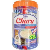 【INABA】Churu Tuna & Seafood Variety - 50 Tubes
