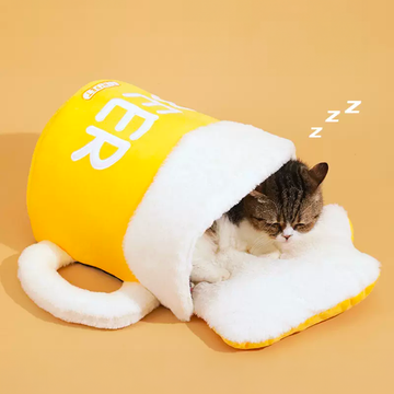 Let's Cheers! Tunnel Warm & Soft Pet Bed