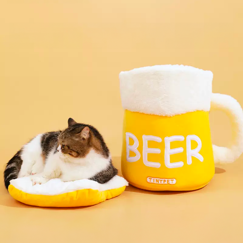 Let's Cheers! Tunnel Warm & Soft Pet Bed