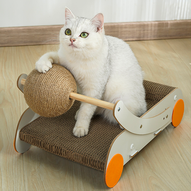 White Goose Stroller Cat Scratchboard Scratcher