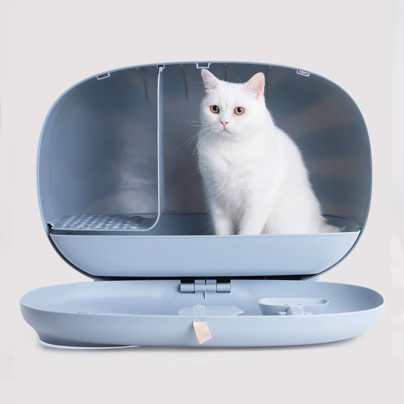 【MAKESURE】Cat Litter Box - Bluish Grey