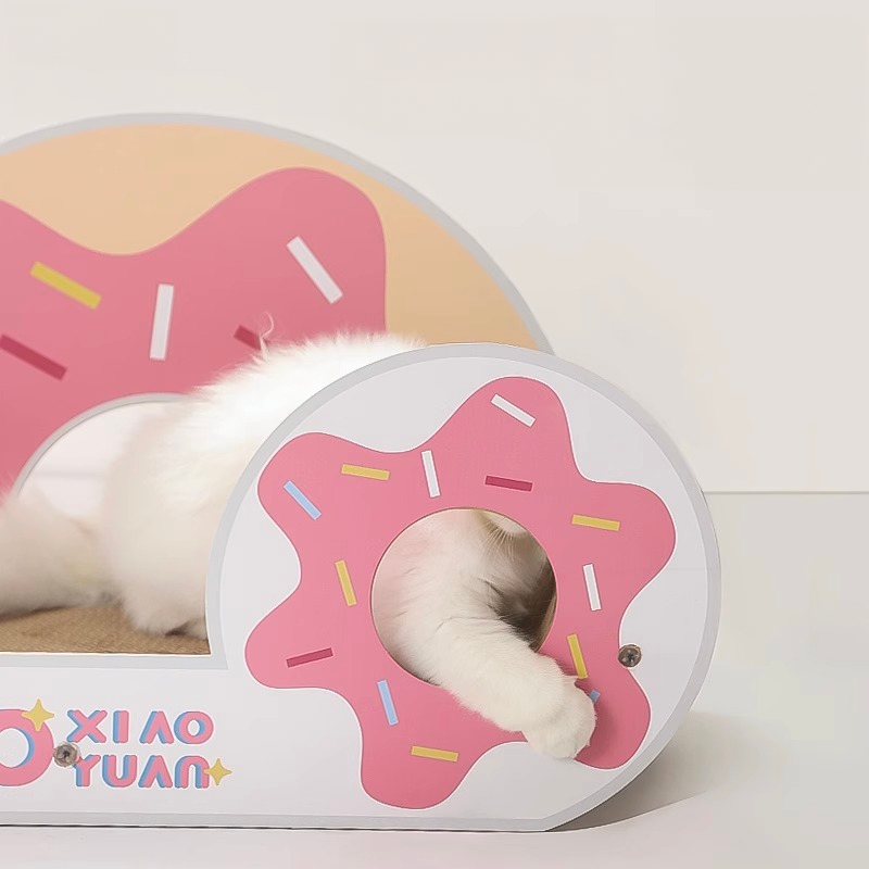 Cute Donut Cat Scratcher