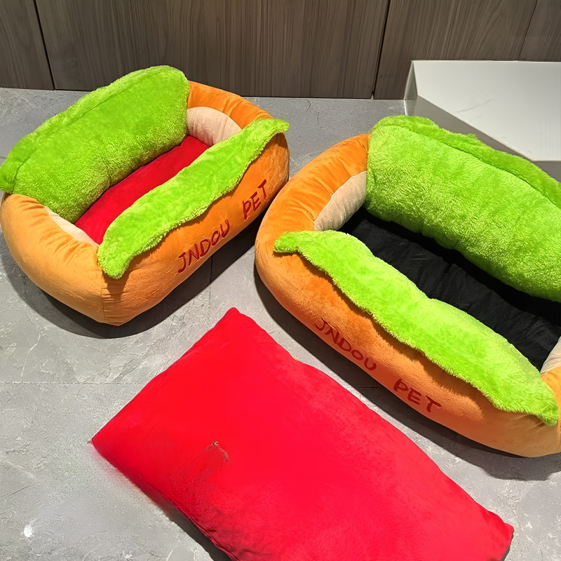 Hot Dog Pet Bed