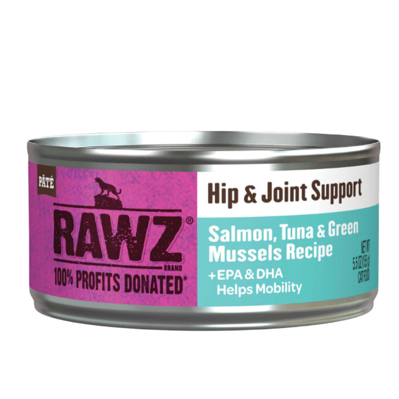 【RAWZ】Cat Can - Hip & Joint - Salmon, Tuna & Mussels 5.5oz