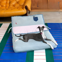 【Zeze】Foldable Denim Pet Sofa Bed