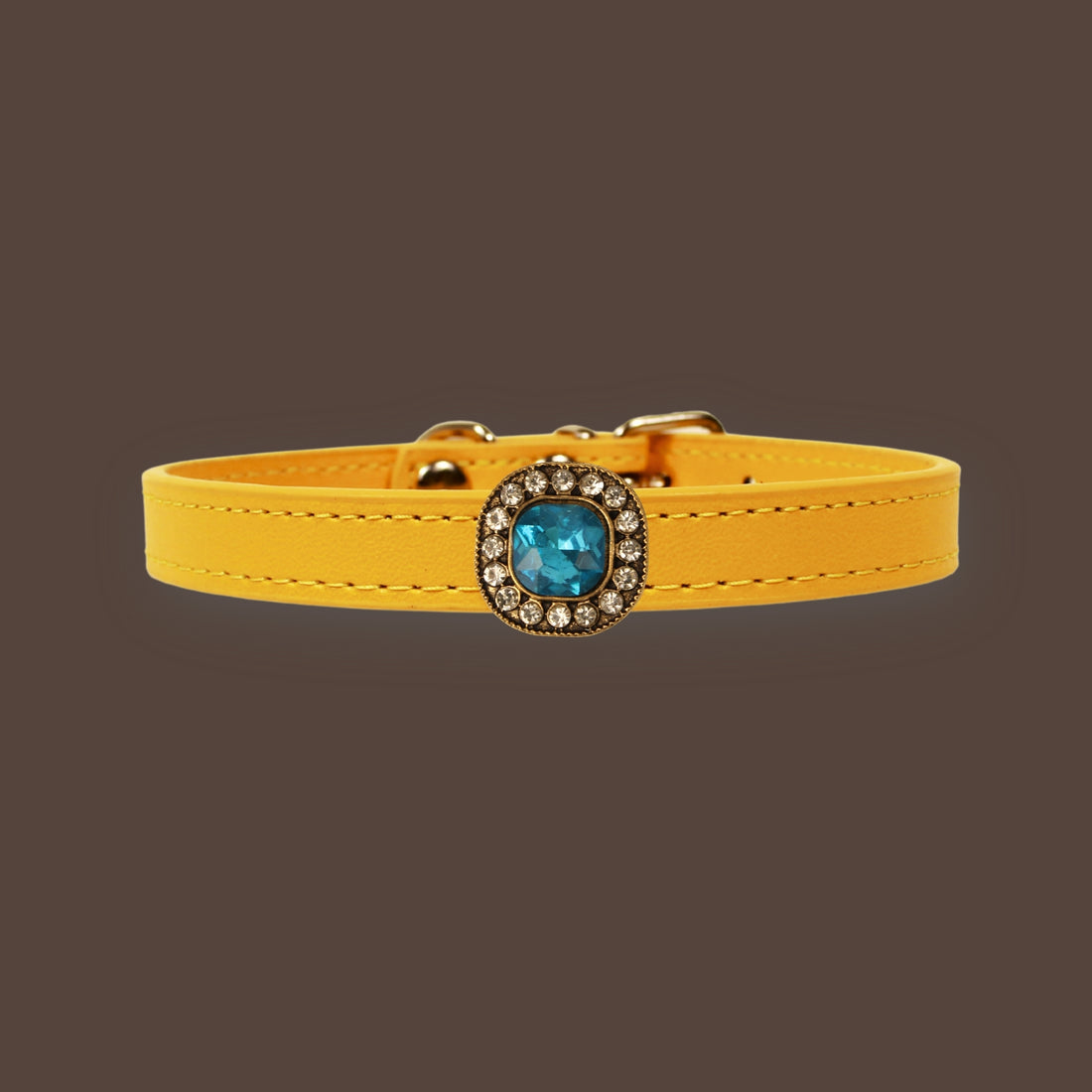 【Mori Cat】Luxury Cat Collar with Interchangeable Gem Charms-Gold
