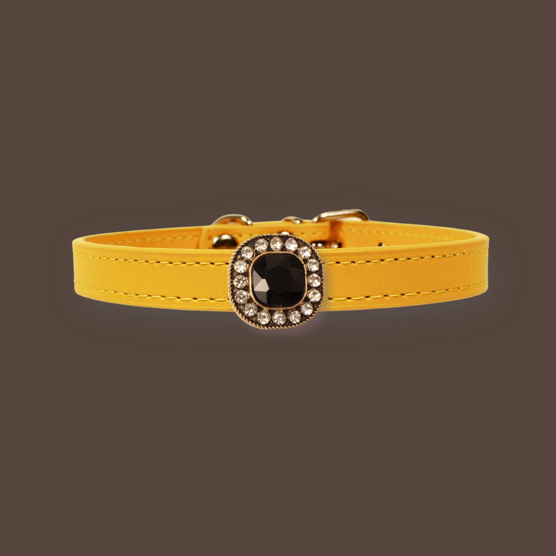 【Mori Cat】Luxury Cat Collar with Interchangeable Gem Charms-Gold
