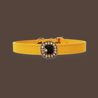【Mori Cat】Luxury Cat Collar with Interchangeable Gem Charms-Gold