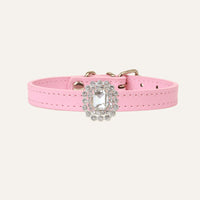 【Mori Cat】Luxury Cat Collar with Interchangeable Gem Charms-Pink