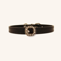 【Mori Cat】Luxury Cat Collar with Interchangeable Gem Charms-Black