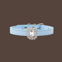 【Mori Cat】Luxury Cat Collar with Interchangeable Gem Charms-Blue