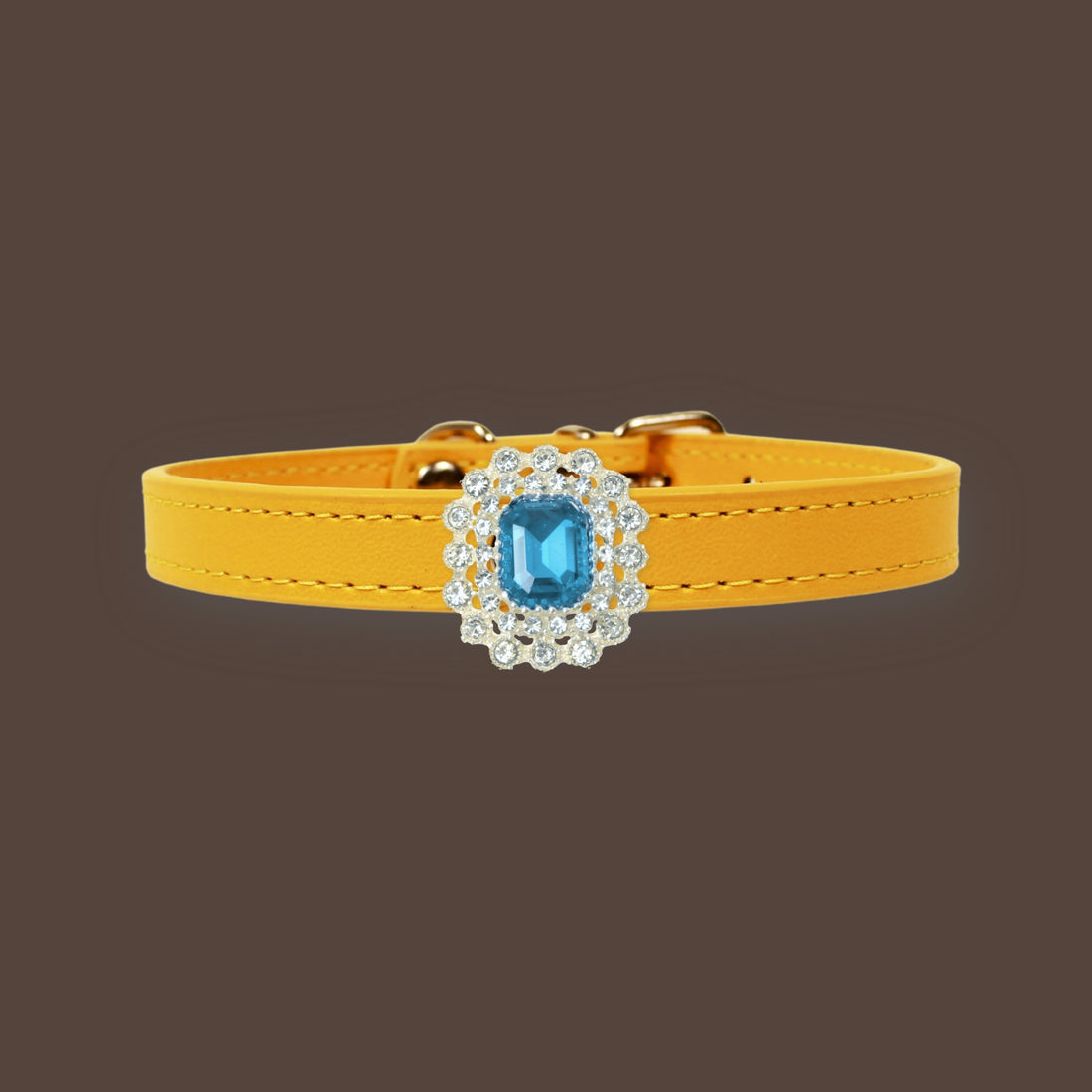 【Mori Cat】Luxury Cat Collar with Interchangeable Gem Charms-Gold