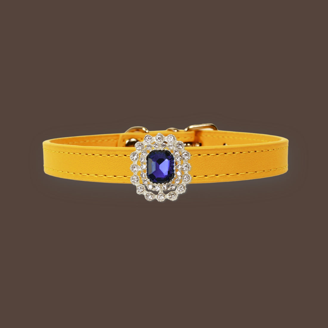 【Mori Cat】Luxury Cat Collar with Interchangeable Gem Charms-Gold