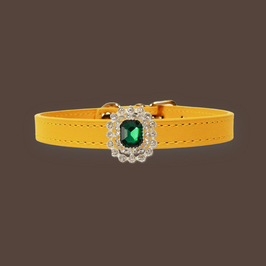 【Mori Cat】Luxury Cat Collar with Interchangeable Gem Charms-Gold