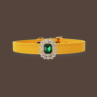 【Mori Cat】Luxury Cat Collar with Interchangeable Gem Charms-Gold