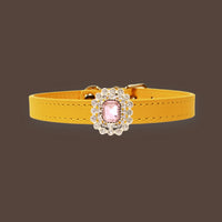 【Mori Cat】Luxury Cat Collar with Interchangeable Gem Charms-Gold