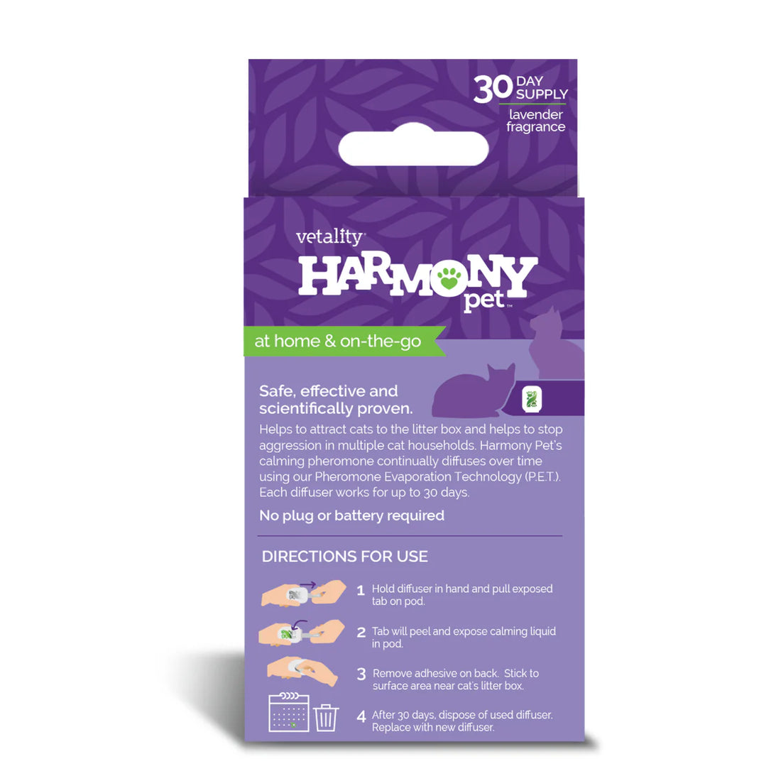 【Vetality】Harmony Pet Calming Litter Box Diffuser