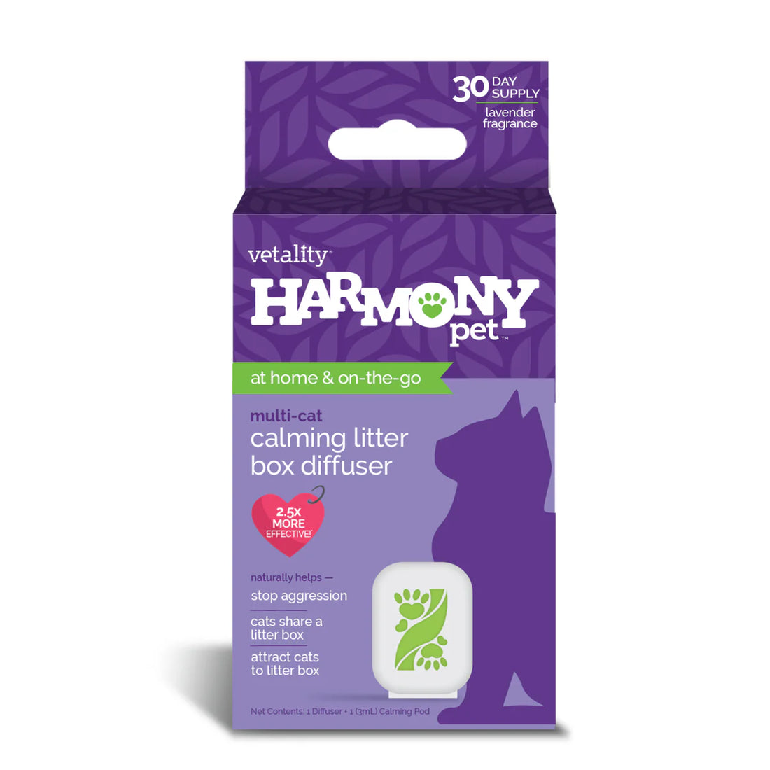 【Vetality】Harmony Pet Calming Litter Box Diffuser