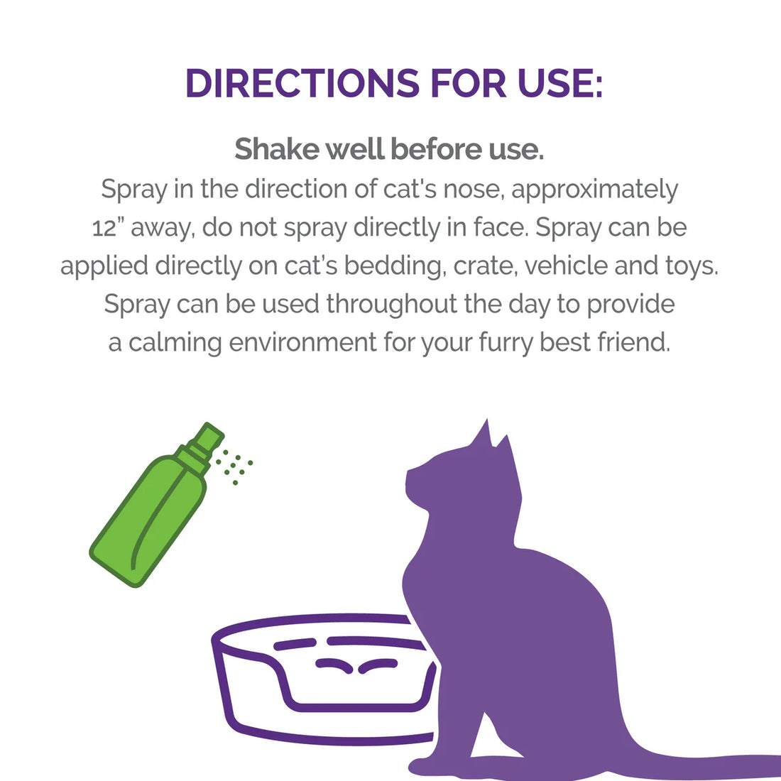 【Vetality】Harmony Pet Calming Spray for Cats 1.62 fl oz