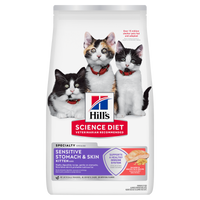 【Hills】Cat Dry Food - For Sensitive Stomach Skin - Salmon Recipes