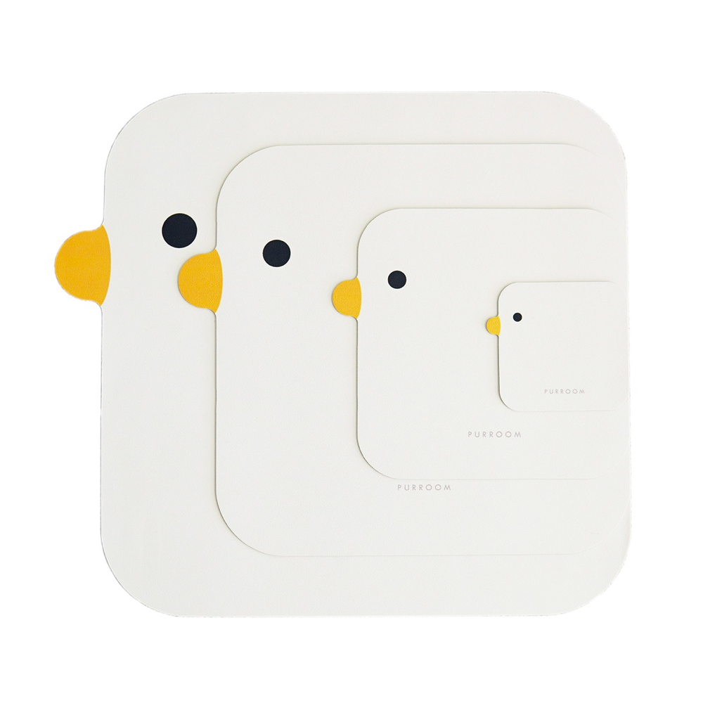 🧨 CNY $8.8 🧨 PURROOM Little Chick Dining Mat - White【Redeem on order $100+】