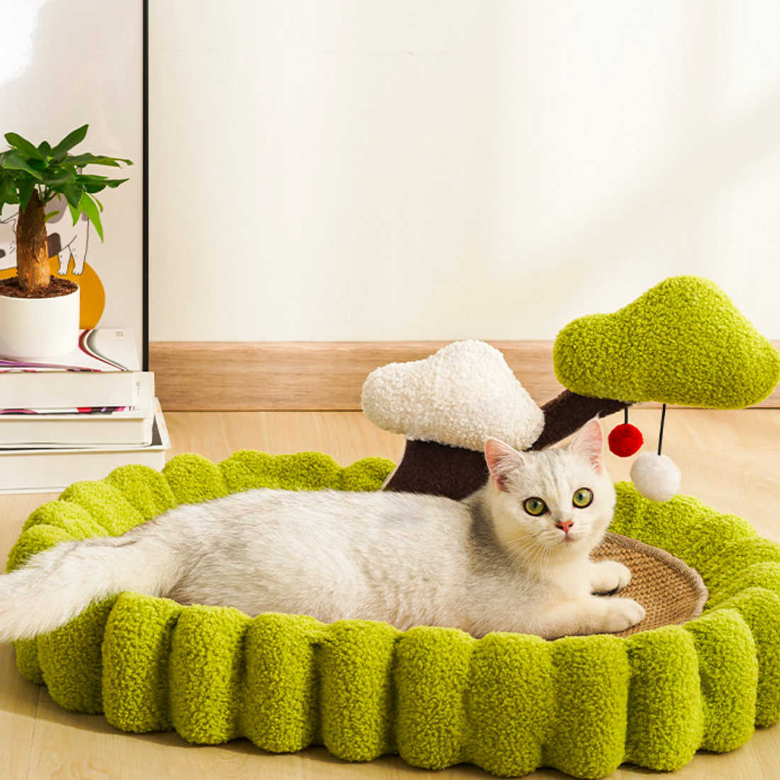 Multi-functional - Super Comfortable Cat Scratcher + Bed