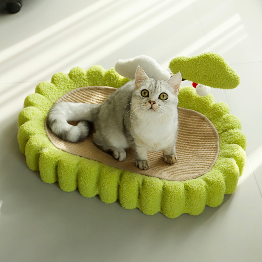 Multi-functional - Super Comfortable Cat Scratcher + Bed