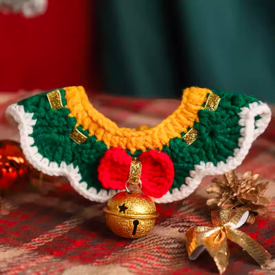 Christmas Joyful Jingle Collar - Green
