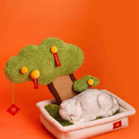 【Zeze】Kumquat Tree Cat Scratchboard