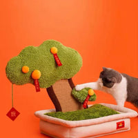 【Zeze】Kumquat Tree Cat Scratchboard