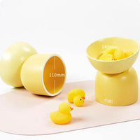 【Makesure】Tall Cat Two Use Tilting Bowl