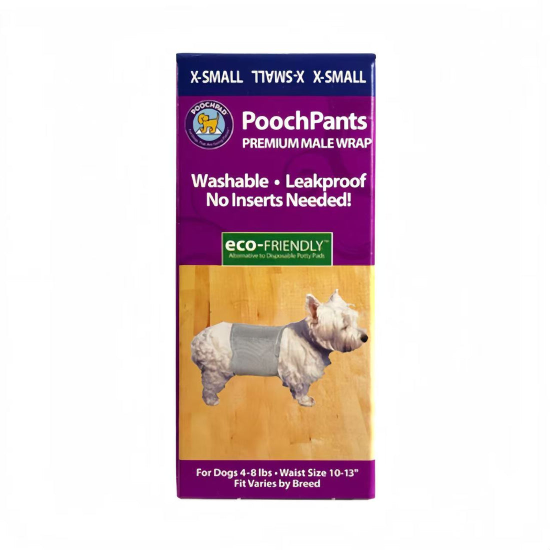 【PoochPants】Reusable Male Wrap X-Small