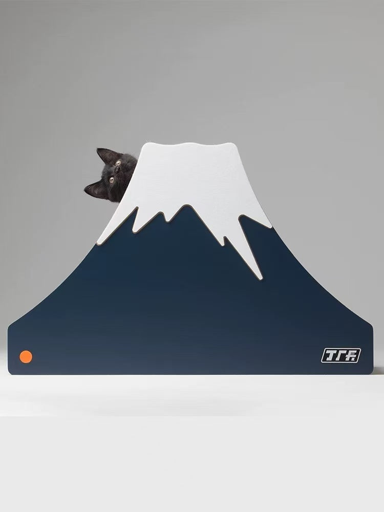 Mount Fuji Yama Cat Scratchboard