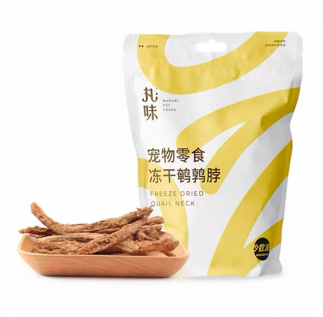 【丸味Marumi】冻干鹌鹑脖 55g