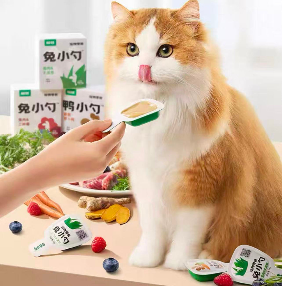 【帕特】猫咪零食 - 蛋小勺系列 - 山药&鹌鹑蛋 18g