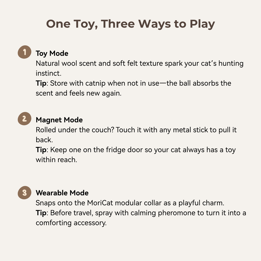 【Mori Cat】Wool Cat Toy