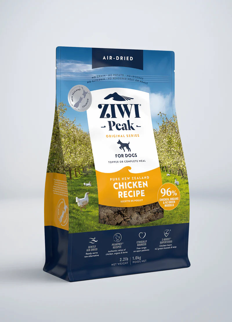 【Ziwi Peak】Air-Dried Dog Food - Free-Range Chicken - 454g & 1kg