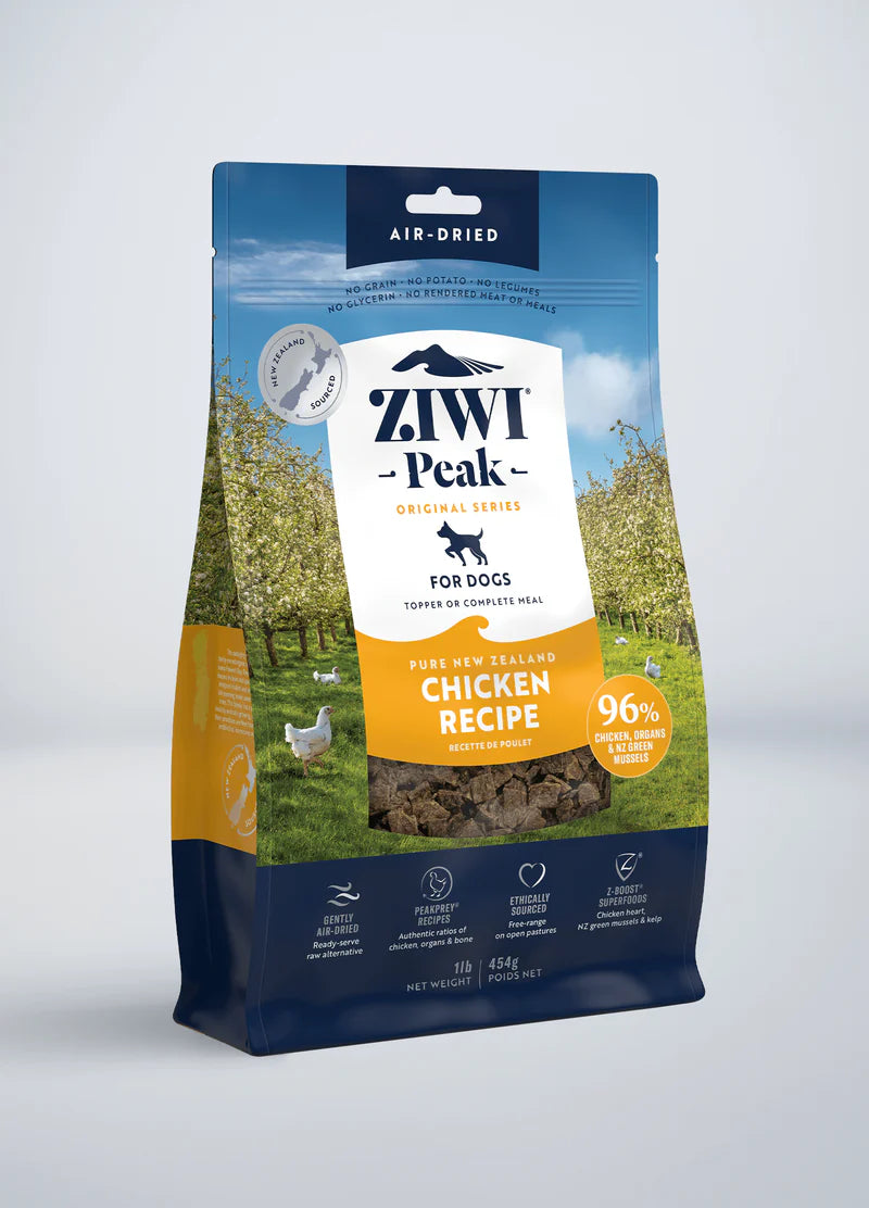 【Ziwi Peak】Air-Dried Dog Food - Free-Range Chicken - 454g & 1kg