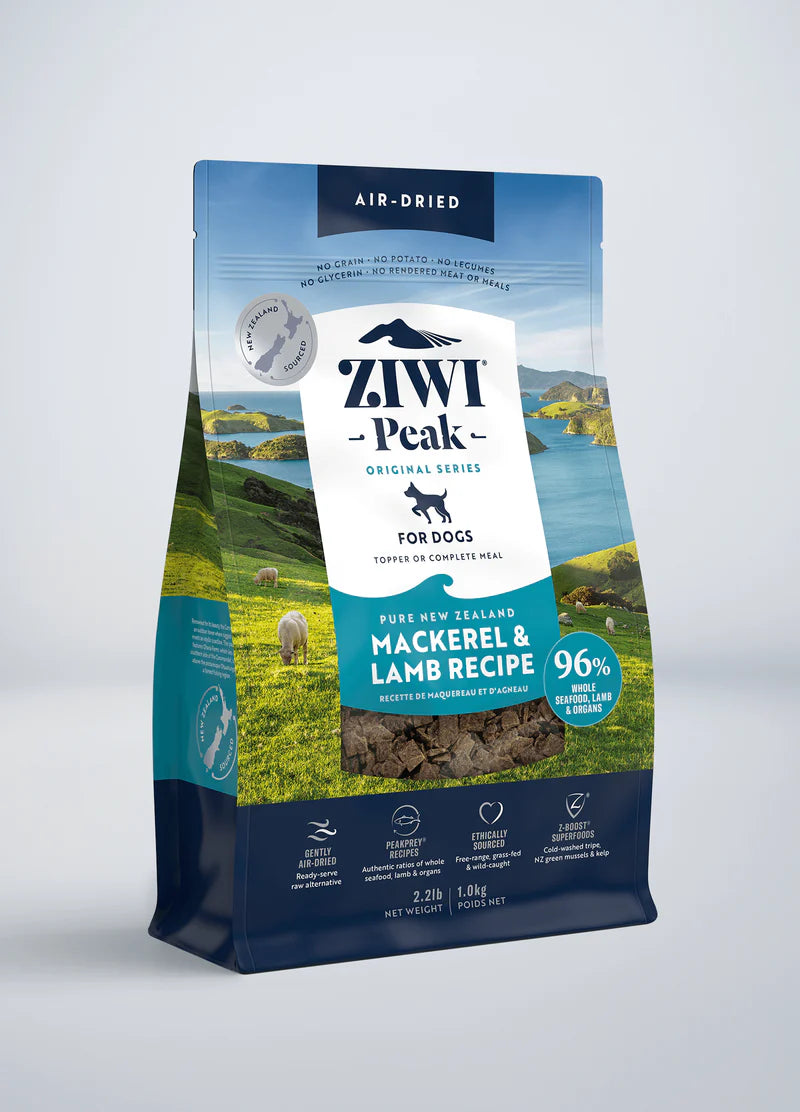 【Ziwi Peak】Air-Dried Dog Food - Mackerel & Lamb - 454g & 1kg