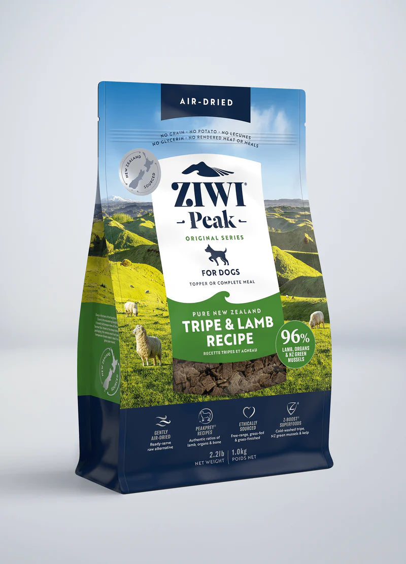 【Ziwi Peak】Air-Dried Dog Food - Tripe & Lamb - 454g & 1kg
