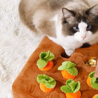 “Pull the Radish” Plush Toy – Interactive Chew & Sniff Mat for Pet