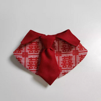 【BaoleDog】Chinese Wedding Pet Tie Set