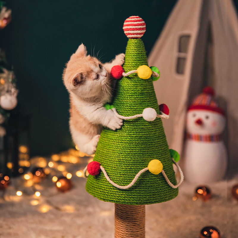 圣诞树猫抓板