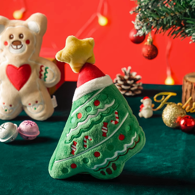 Christmas Dog Squeaky Toy