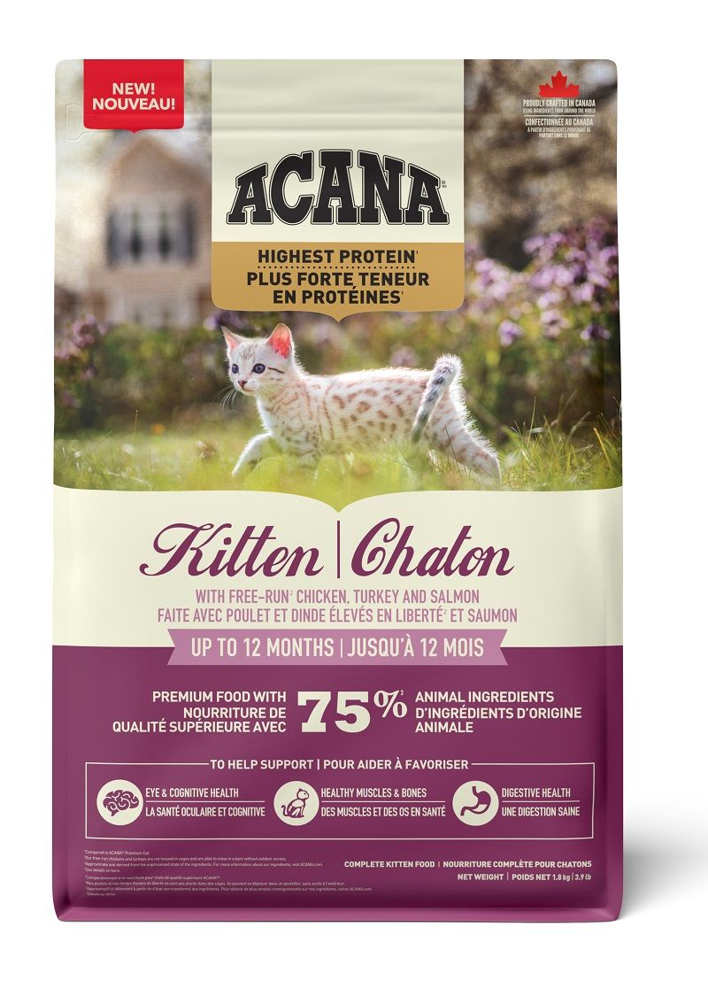 【Acana】Kitten Dry Food- Highest Protein Kitten - 1.8 kg