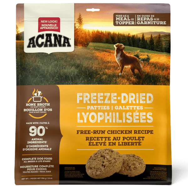 【Acana】Dog Freeze-Dried Food Patties Free Run Chicken Recipe - 397g