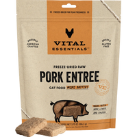 【VITAL ESSENTIALS VE】VC Cat Freeze-Dried Raw Mini Patties - Pork