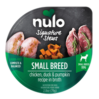 【Nulo】Small Breed Dogs - Chicken, Duck & Pumpkin Recipe in Broth - Signature Stew - 2.8 oz